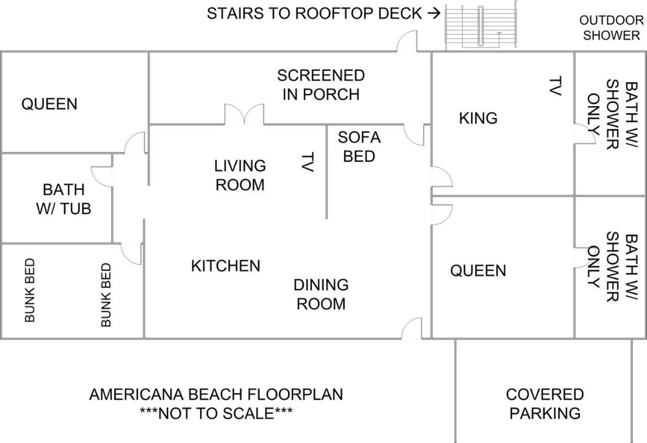 Americana Beach Home 제킬 아일랜드 외부 사진